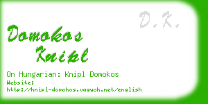 domokos knipl business card